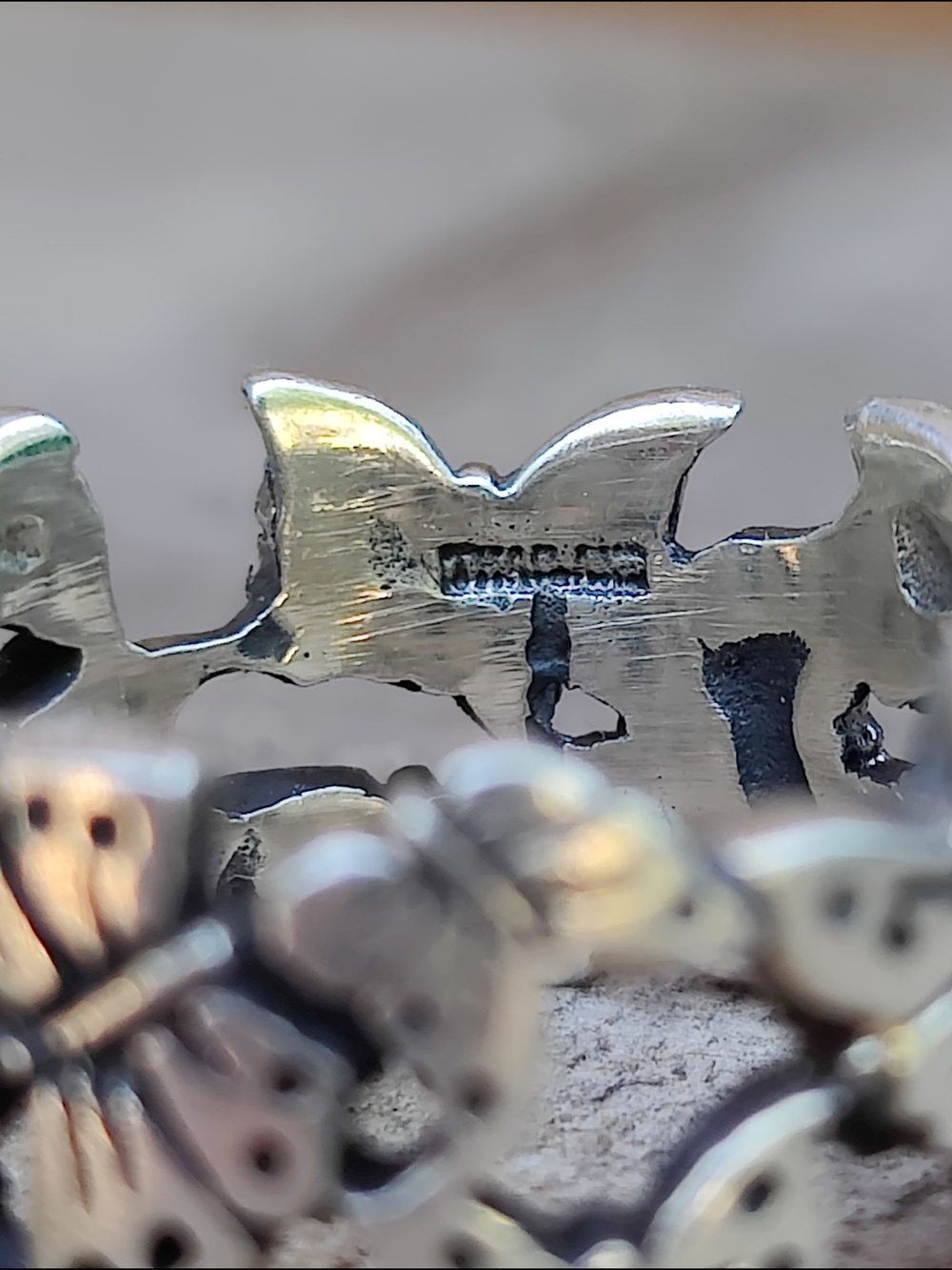 Sterling Silver Butterfly Stack Ring - Picture 3 of 5